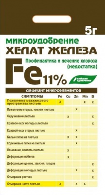 хелат железа (fe 11%), буйские удобрения